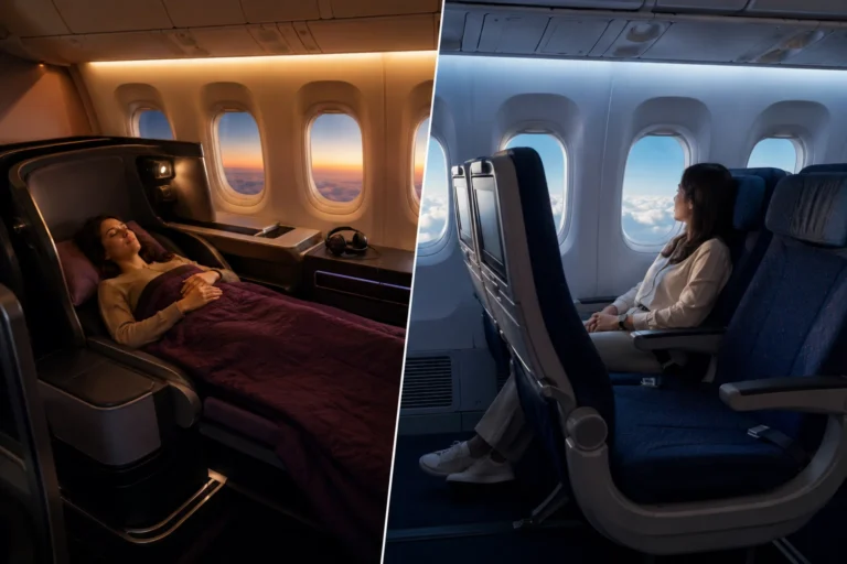 The Real Difference Between Premium Economy and Business Class