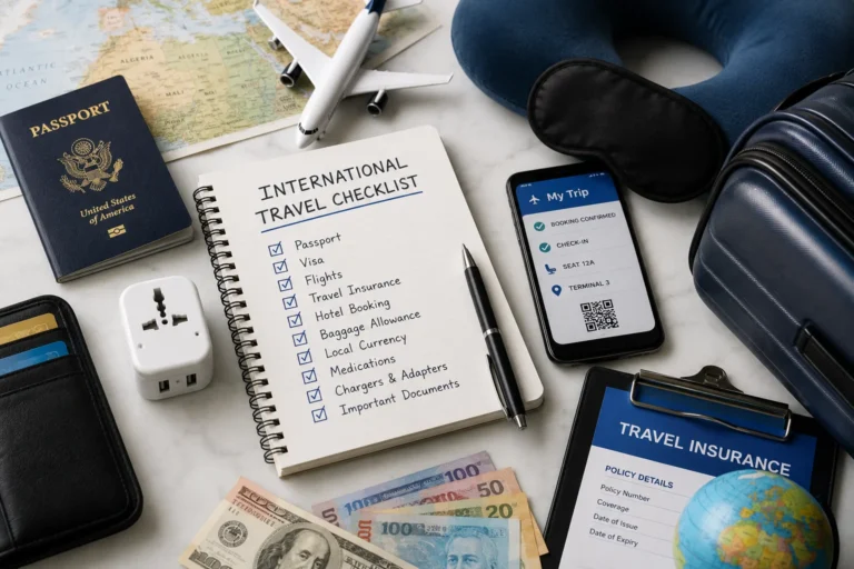 International Travel Checklist Before You Fly